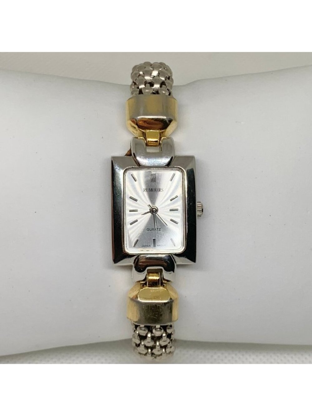 Vintage Rumours gold silver tone women watch 19mm quartz size 7”-7.5” running